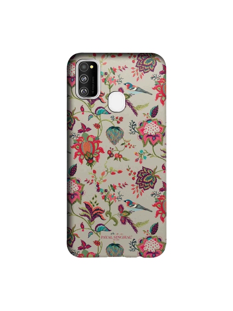 

macmerise Beige & Red Payal Singhal Chidiya Sublime Samsung Galaxy M30S Back Case