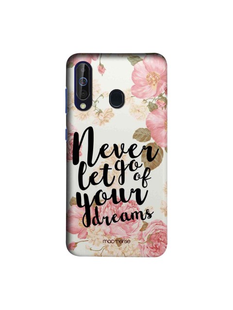 macmerise Grey & Pink Your Dreams Samsung Galaxy M40 Back Case