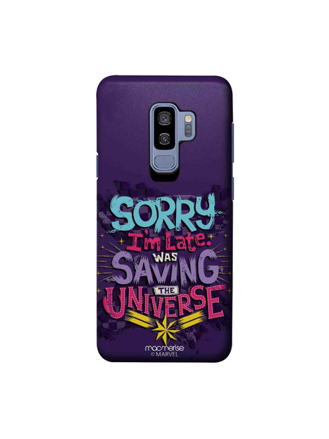 

macmerise Purple & Pink Marvel Comics Saving The Universe Sublime Samsung Galaxy S9 Plus Back Case
