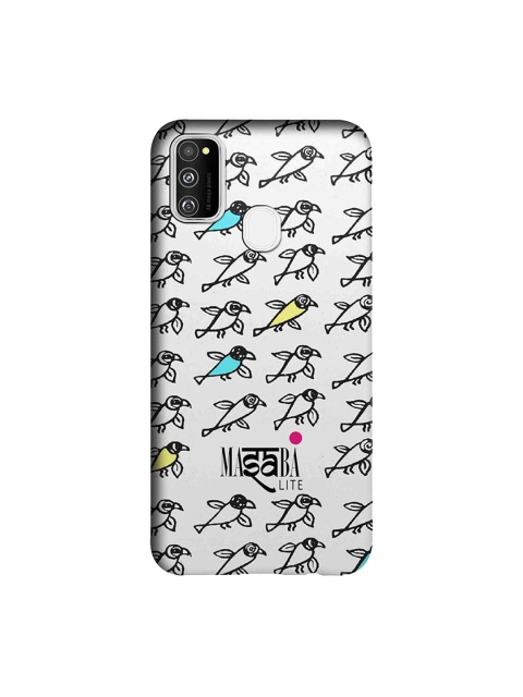 

macmerise White & Black Masaba Bird Print Sublime Samsung Galaxy M30S Back Case