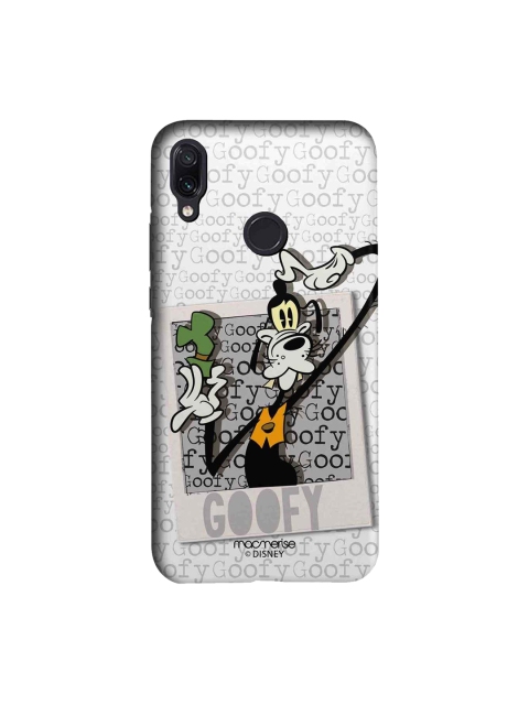 

macmerise White & Grey Disney Hello Mr Goofy Sublime Xiaomi Redmi Note 7 Back Cover
