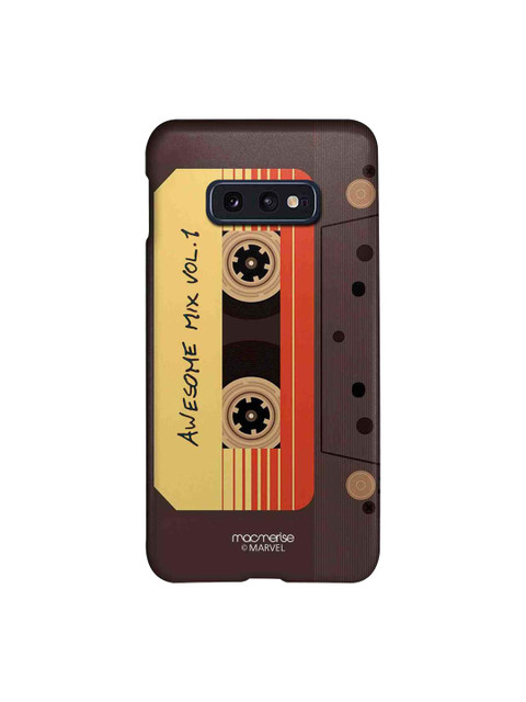

macmerise Grey & Yellow Marvel Comics Awesome Mix Tape Sublime Samsung Galaxy S10E Back Case