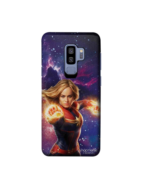 

macmerise Blue & Red Marvel Comics Fierce Captain Marvel Sublime Samsung Galaxy S9 Plus Back Case