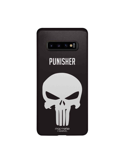 

macmerise Black & White Marvel Comics Punisher Symbol Sublime Samsung Galaxy S10 Plus Back Case
