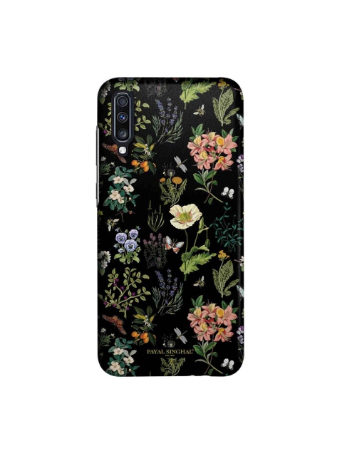 

macmerise Black & Green Payal Singhal Titli Aqua Sublime Samsung Galaxy A70 Back Case