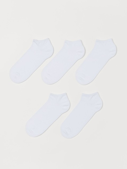 

H&M Men White 5-pack COOLMAX Socks