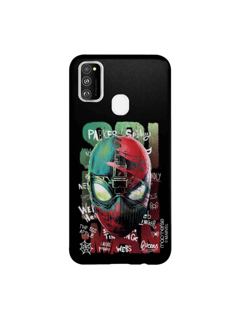

macmerise Black & Green Marvel Comics Spiderman Printed Samsung Galaxy M30S Back Case