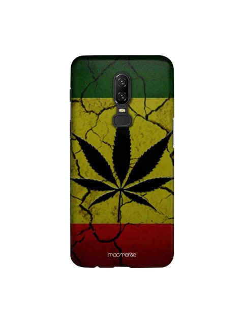 

macmerise Mustard Yellow & Red Rastafari Sublime OnePlus 6 Back Cover