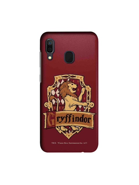 

macmerise Red & Brown Harry Potter Crest Gryffindor Sublime Samsung Galaxy A30 Back Case