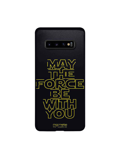

macmerise Black & Yellow Star Wars Classic Sublime Samsung Galaxy S10 Plus Back Case