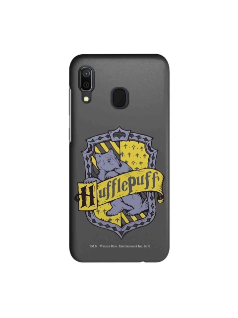 

macmerise Grey & Yellow Harry Potter Crest Hufflepuff Sublime Samsung Galaxy A30 Back Cover
