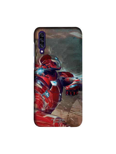 

macmerise Grey & Red Marvel Comics Ironman Attack Sublime Samsung Galaxy A30S Back Case
