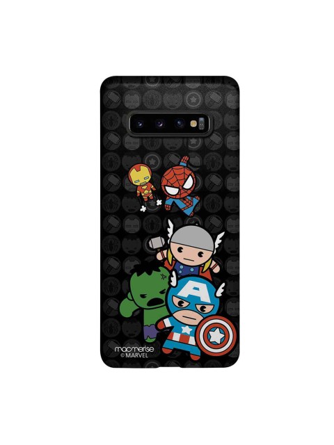 

macmerise Black & Blue Marvel Comics Kawaii Art Sublime Samsung Galaxy S10 Plus Back Case
