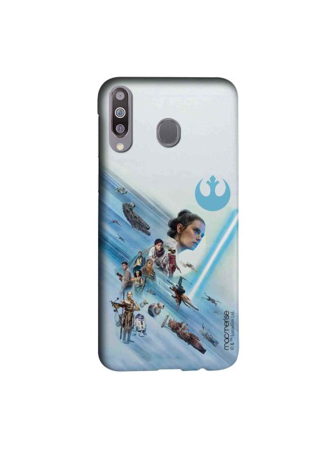 

macmerise White & Blue Resistance Reborn Samsung Galaxy M30 Back Case