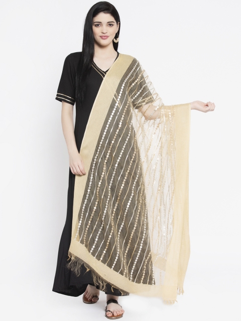 

studio rasa Beige Embroidered Dupatta