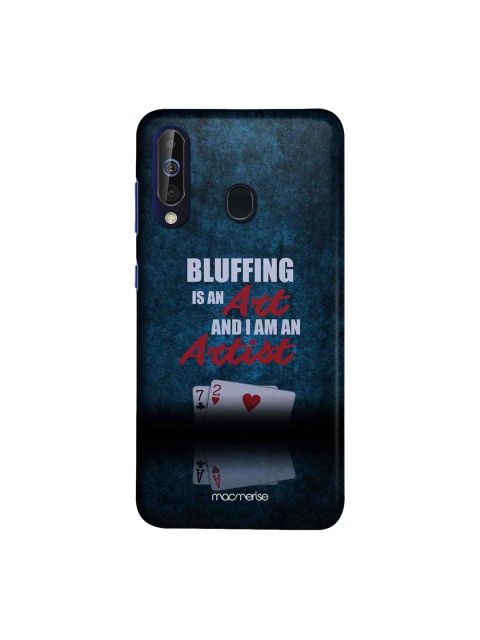 

macmerise Blue & White Art Of Bluffing Illustration Sublime Samsung Galaxy A60 Case