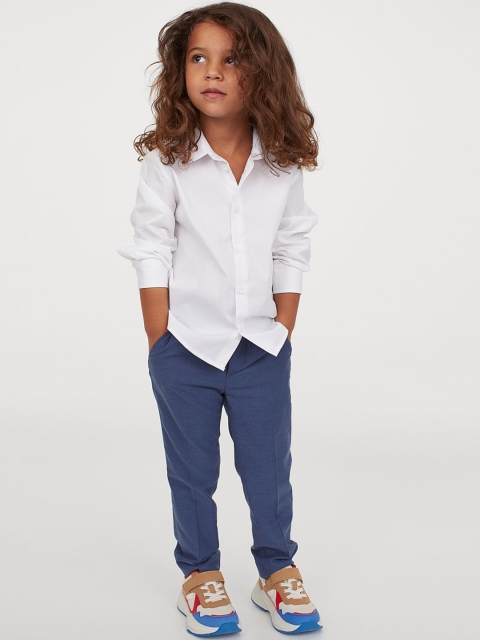 

H&M Girls Blue Cotton Suit Trousers