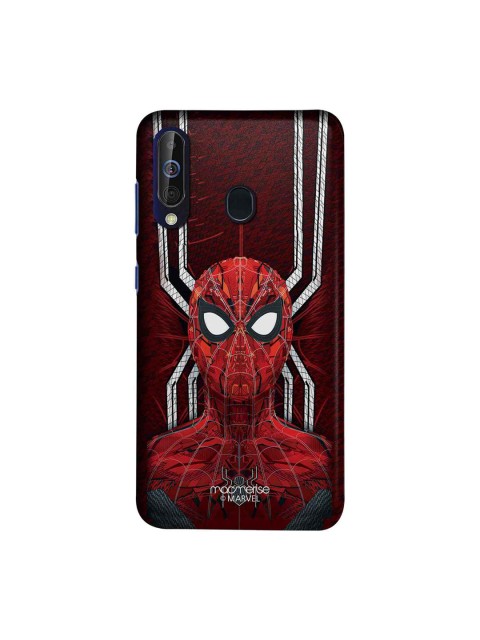 

macmerise Red & White Marvel Comics Spidey Stance Sublime Samsung Galaxy M40 Back Cover