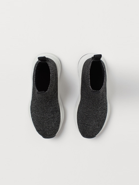 

H&M Girls Black Fully Fashioned Hi Tops