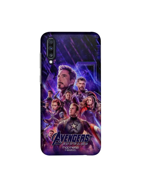 

macmerise Blue & Purple Marvel Comics Avengers Endgame Poster Sublime Samsung Galaxy A70 Back Case