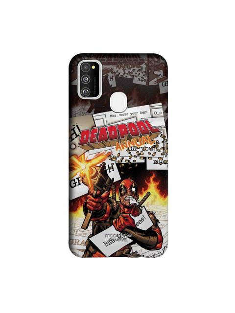 

macmerise Brown & White Marvel Comics Deadpool Sublime Samsung Galaxy M30S Back Case