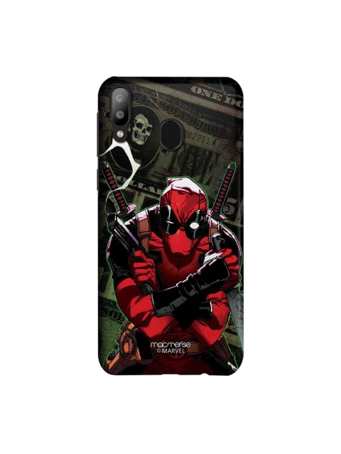 

macmerise Red & Black Marvel Comics Deadpool Dollar Sublime Samsung Galaxy M20 Back Case