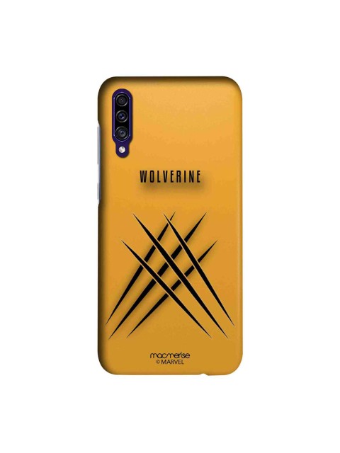 

macmerise Yellow & Black Marvel Wolverine Printed Samsung Galaxy A30S Back Case