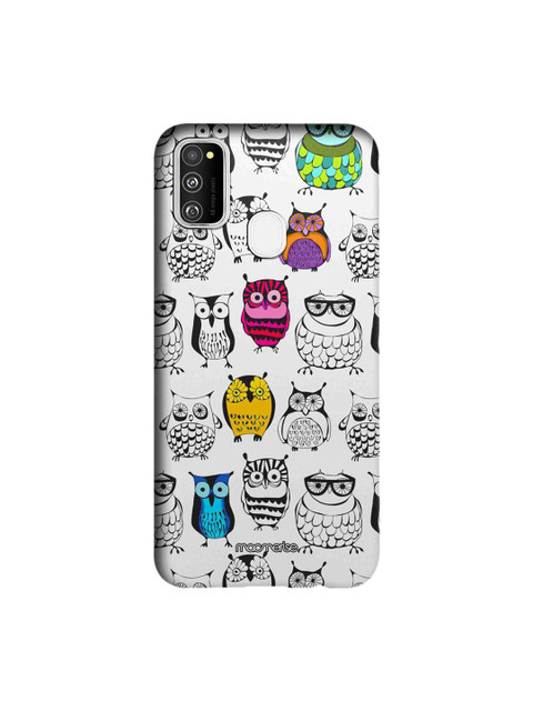 

macmerise White & Black Owl Art Sublime Samsung Galaxy M30S Back Case