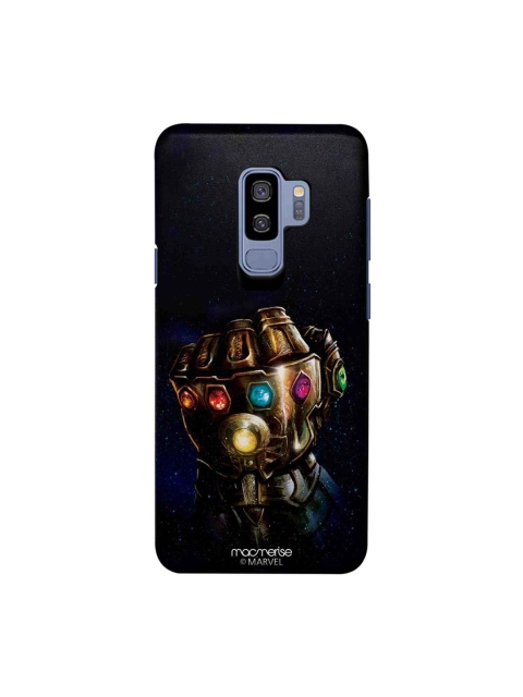 

macmerise Black & Gold-Toned Marvel Comics The Gauntlet Punch Sublime Samsung Galaxy S9 Plus Back Case