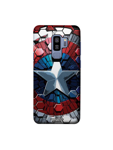 

macmerise Blue & Red Marvel Comics Hex Shield Sublime Samsung Galaxy S9 Plus Back Case