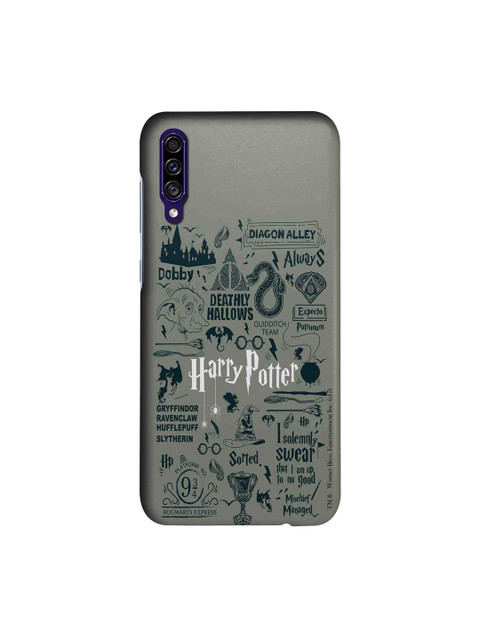 

macmerise Grey & Green Harry Potter Infographic Samsung Galaxy A30S Back Case