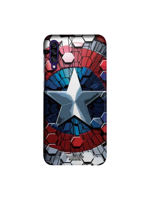 

macmerise Blue & Red Marvel Comics Hex Shield Sublime Samsung Galaxy A30S Back Case