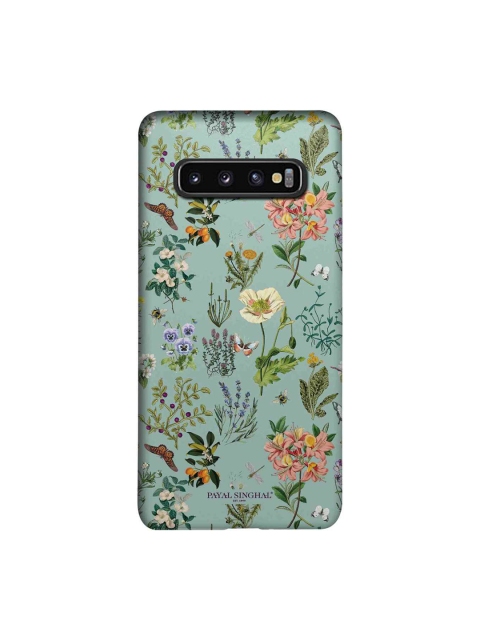 

macmerise Blue & Green Payal Singhal Titli Aqua Sublime Samsung Galaxy S10 Back Case
