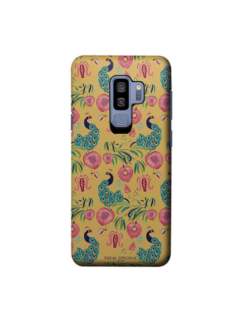 

macmerise Mustard Yellow & Pink Payal Singhal Anaar & Mor Sublime Samsung Galaxy S9 Plus Back Case