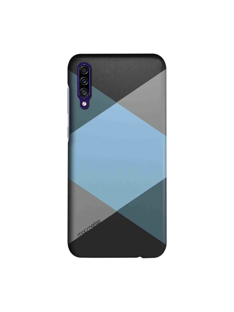 

macmerise Black & Blue Criss Cross Blugrey Sublime Samsung Galaxy A30S Back Case