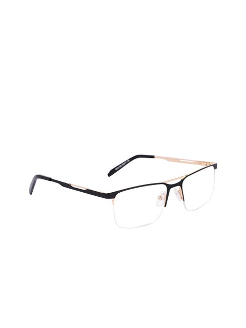 

MARC LOUIS Unisex Black Solid Half Rim Rectangle Frames MARC LOUIS 8016 C03 53 FR