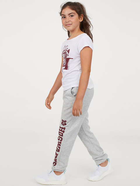 

H&M Girls Grey Hogwarts Print Joggers