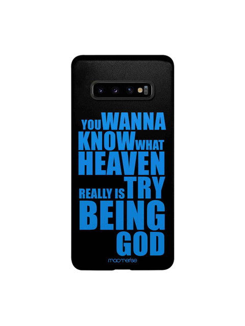 

macmerise Black & Blue Try Being God Sublime Samsung Galaxy S10 Plus Back Case