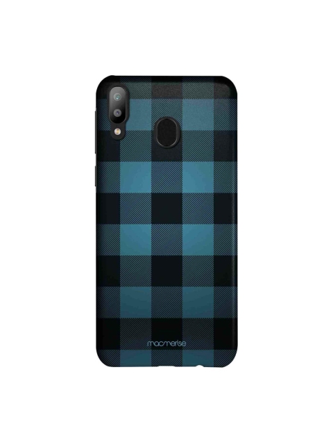 

macmerise Blue & Black Checkmate Sublime Samsung Galaxy M20 Back Case