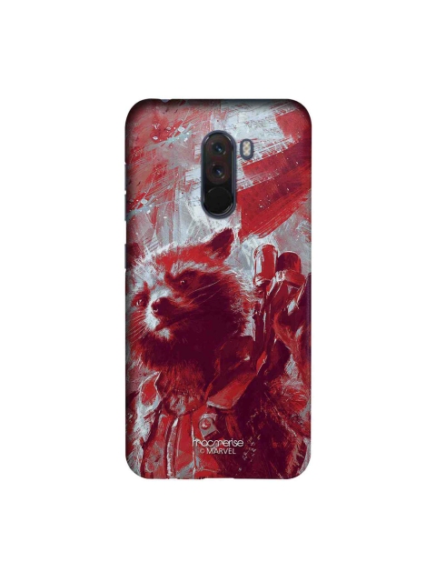 

macmerise Red & Grey Marvel Comics Charcoal Art Rocket Sublime Xiaomi Poco F1 Back Case