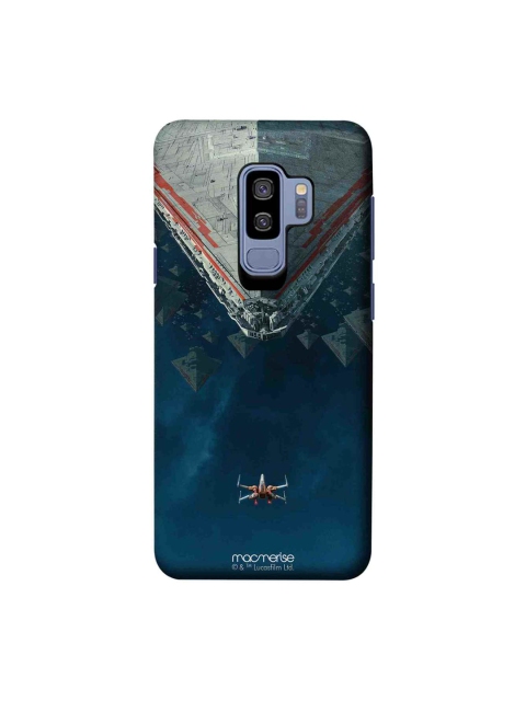 

macmerise Blue & Grey Star Wars Poe's XWing Fighter Sublime Samsung Galaxy S9 Plus Back Case