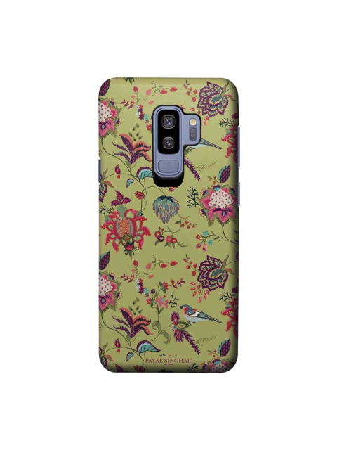 

macmerise Olive Green & Pink Payal Singhal Chidiya Sublime Samsung Galaxy S9 Plus Back Case