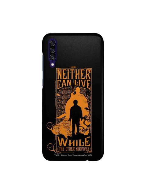 

macmerise Black & Brown Harry Vs Voldemort Samsung Galaxy A30S Back Case