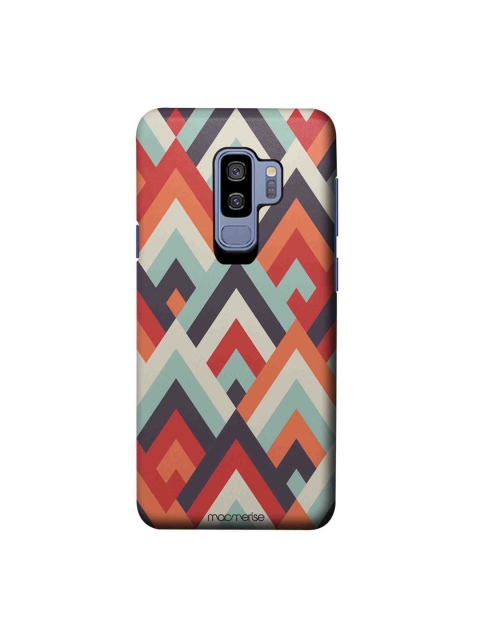 

macmerise Orange & Blue Symmetric Cheveron Sublime Samsung Galaxy S9 Plus Back Case
