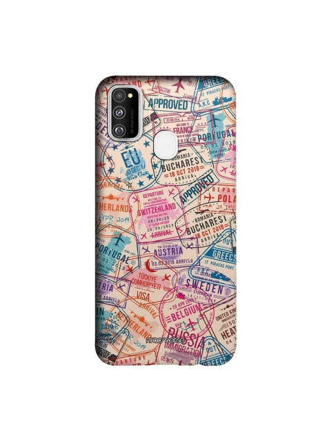 

macmerise Beige & Blue Immigration Stamps Sublime Samsung Galaxy M30S Back Case
