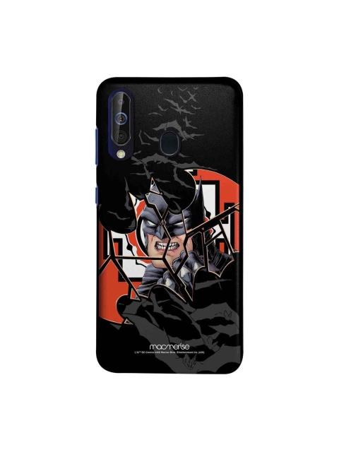 

macmerise Black & Orange DC Comics Angry Bat Sublime Samsung Galaxy M40 Back Case
