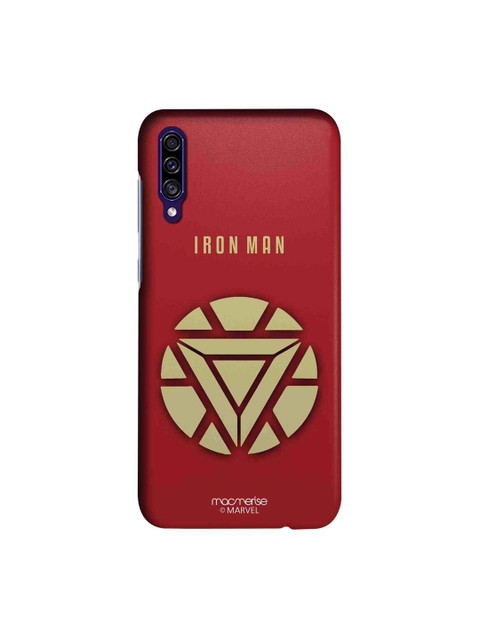 

macmerise Red & Brown Marvel Comics Minimalistic Ironman Sublime Samsung Galaxy A30S Back Case