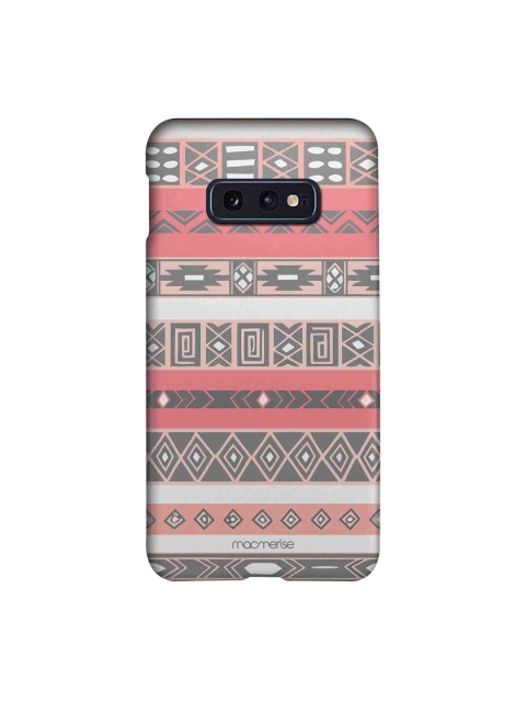 

macmerise Grey & Peach-Coloured Aztec Sublime Samsung Galaxy S10E Back Case