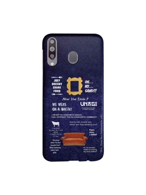 

macmerise Blue & White Friends Essentials Sublime Samsung Galaxy M30 Back Case