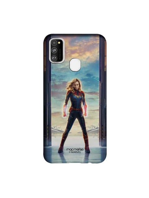 

macmerise Blue & Red Marvel Comics Captain Marvel Poster Sublime Samsung Galaxy M30S Back Case